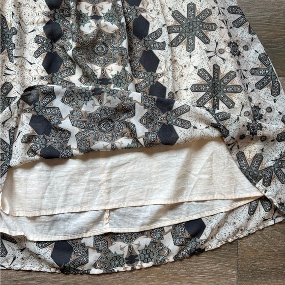 Free People Boho long sleeve babydoll dress size small - Picture 6 of 11